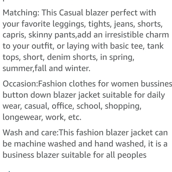 Automet White 1 Button Blazer NWT XL - Picture 16 of 16